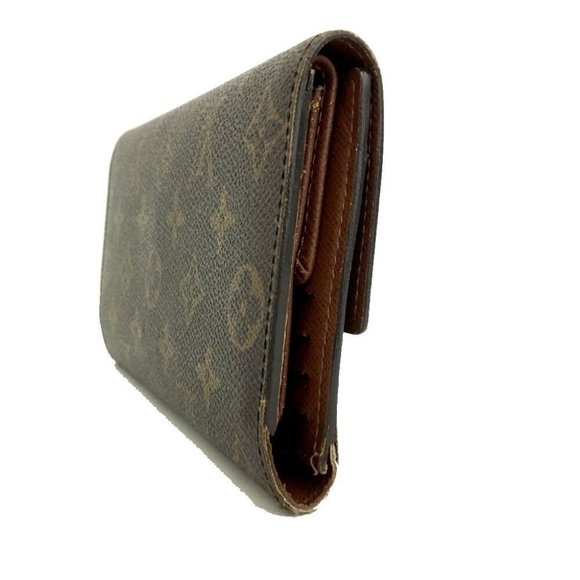029113D Louis Vuitton Wallet Long Monogram Porte Tresor International Trifold - Picture 3 of 9